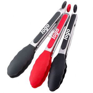 Gadget de cuisine promotionnel, pince en silicone résistante à la chaleur, cadeau idéal pour les passionnés de cuisine, logo personnalisé - Product Image 1
