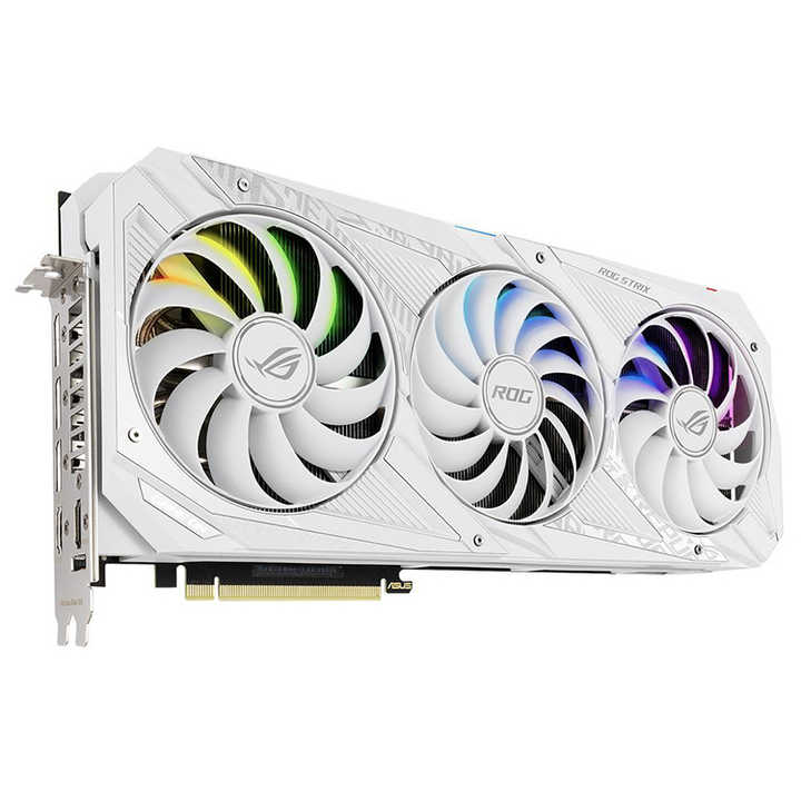 NVIDIA GEFORCE ROG STRIX RTX 3090 24G WHITE GAMING Used Graphics 