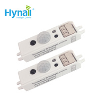 Interrupteur intelligent à lumière 12V CC de petite taille avec capteur de mouvement PIR, portée de détection de 6 m, montage encastré, fonction de récolte de la lumière du jour