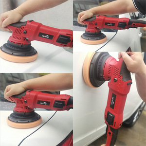 Pulidora de Autos Uptop de 6 Pulgadas y 15 mm, Máquina de Pulido Vibratoria Excéntrica Portátil con Ajuste de 6 Velocidades y Mango Ergonómico - Product Image 4