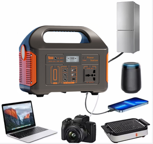 Factory Portable 500W Lifepo4 <strong>Battery</strong> <strong>Power</strong> Station Pure Sine Wave Custom Portable <strong>Generator</strong> with Solar Panels for Home Camping - Product Image 1