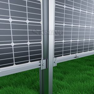 Factory Direct Vertical Black <strong>Solar</strong> <strong>Panel</strong> Fence Bifacial <strong>Solar</strong> Ground Stands Modern <strong>Solar</strong> Fence Manufacturer - Product Image 4
