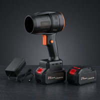 Soplador de Hojas Inalámbrico Profesional de 21V, Alto Torque, Grado Industrial, para Exteriores, Camping, Asados, Aspiradora, 980G de Potencia