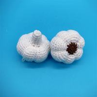 Décorations saisonnières artisanales en crochet, fruits et légumes rares, écologiques