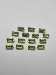 Natural <b>Peridot</b> Octagon Cut 4x6 mm Loose Gemstone | Faceted Green <b>Peridot</b> Stone for Jewelry Making | Wholesale Gemstone Supplier - Product Image 1