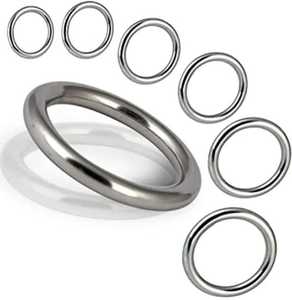 Anillo Redondo de Acero Inoxidable 304 de Alta Resistencia, Anillo Metálico Sólido SS304, Anillo de Elevación, Herraje de Aparejo para Uso en Embarcaciones Marinas y Remolques - Product Image 3