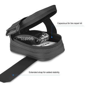 Coolchange — sac de selle réfléchissant, grande capacité, sacoche arrière, cyclisme, vtt, route - Product Image 2