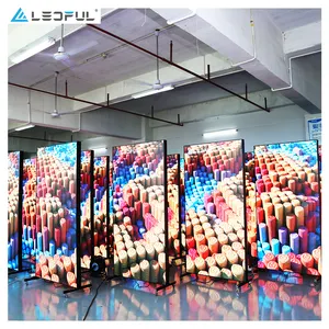 5000Nits Outdoor Floorstanding LED Panel Poster LED Display Screen 640*1920mm 960*1920mm Price for Facing To Sunlight