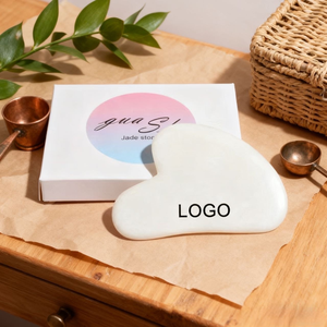 Vente en gros d'usine : Rouleau <span class=keywords><strong>de</strong></span> massage facial et ensembles d'outils Gua Sha en quartz rose naturel et <span class=keywords><strong>jade</strong></span> rose, personnalisables avec logo, pour le <span class=keywords><strong>visage</strong></span> - Product Image 2