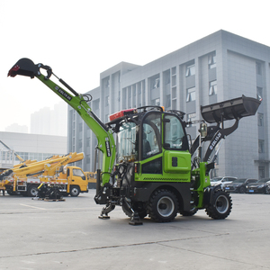 Retroexcavadora profesional 4x4 de 2 toneladas, nueva, tipo móvil con ruedas, fabricada en China, en venta - Product Image 1