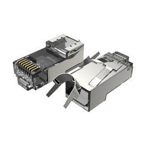 8P8C CAT8 10G RJ45 Network Connector Shielded Male <b>Ethernet</b> RJ45 Modular Plug - Product Image 3