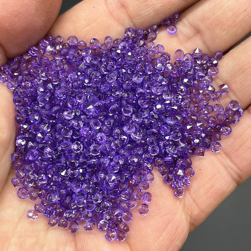 Diamante violeta de 3 mm de profundidad.