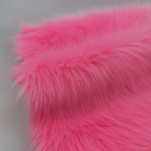 Tissu en <span class=keywords><strong>fausse</strong></span> <span class=keywords><strong>fourrure</strong></span> pelucheuse en acrylique et polyester pour vêtements et textiles de maison, 1300g, 60mm - Product Image 2