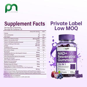 Gomitas de Resveratrol 1NAD+ Multivitamínicas, Gomitas de Belleza con Sabores Naturales, Soporte Antioxidante Diario para la Salud de la Piel, 2 Gomitas Diarias - Product Image 2
