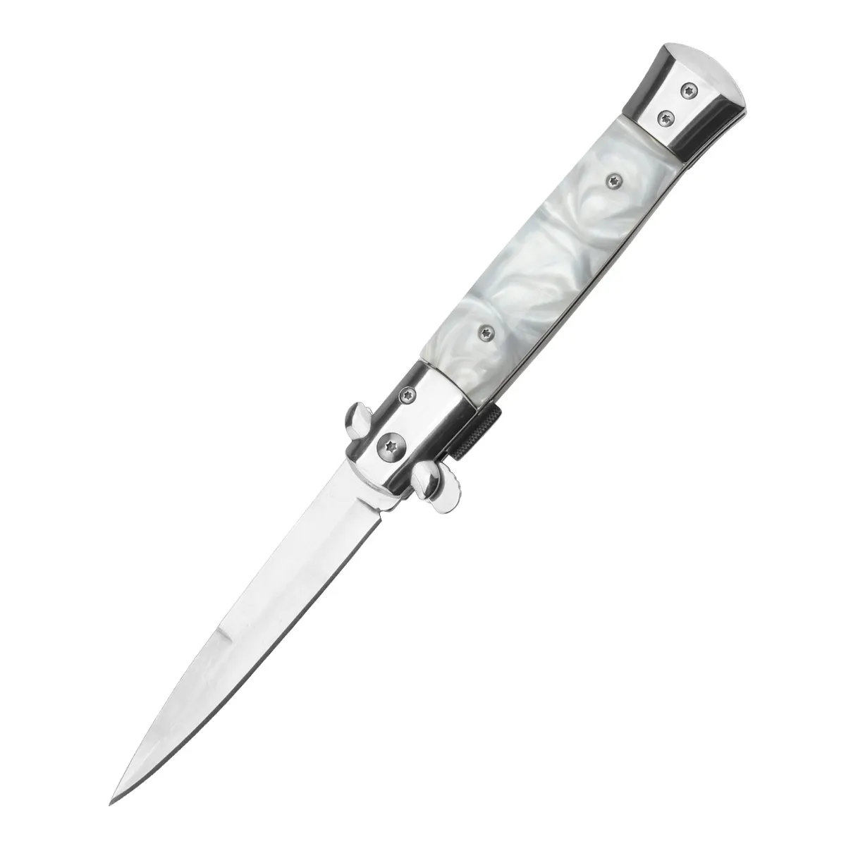 Coltello tascabile pieghevole speciale in acciaio NK-4116-R di sopravvivenza con manico in resina