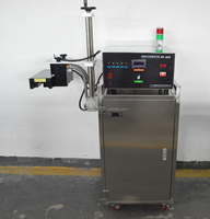 Machine de scellage à film d'aluminium pour bouteilles, canettes et gobelets en PET/PP/PE - Scelleuse à induction à refroidissement par eau pour boissons et emballages en bois