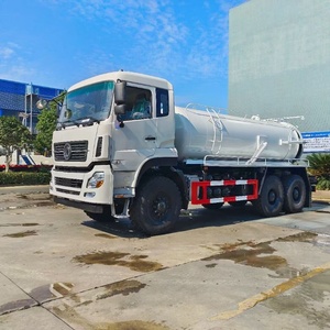 รถบรรทุกดูดสิ่งปฏิกูลดีเซล ดงเฟิง 6x4 พร้อมถังเก็บแบบสุญญากาศ รถดูดสิ่งปฏิกูลแบบสุญญากาศ - Product Image 2
