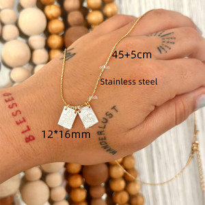 Collana per la Festa della Mamma con Ciondolo a Conchiglia Placcato Oro 14K <span class=keywords><strong>e</strong></span> Charm a Cuore, Regalo di Gioielleria per Mamma da Figlia o Figlio - Product Image 2