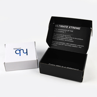 Boîte en carton ondulé pliable personnalisée avec impression couleur pour chaussures, t-shirts, vêtements, cadeaux, cosmétiques, expédition et envoi postal