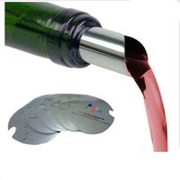 Bouchon de bouteille de vin en PET écologique de qualité supérieure avec disque anti-goutte et bec verseur – Accessoires de bar