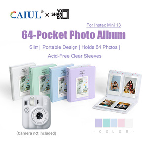 <span class=keywords><strong>Album</strong></span> <span class=keywords><strong>photo</strong></span> en cuir Caiul 3 pouces pour Fujifilm Instax Mini 13, 64 pochettes, <span class=keywords><strong>album</strong></span> de mariage, <span class=keywords><strong>album</strong></span> de photos Instax Mini - Product Image 2