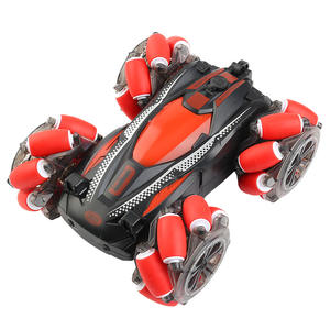 Juguete para niños de alta velocidad de doble cara para acrobacias, <span class=keywords><strong>coche</strong></span> de Control remoto, tracción en las cuatro ruedas con luces y vehículo todoterreno pulverizado - Product Image 6