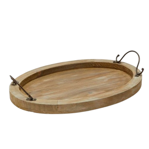 Bandeja de madera para servir alimentos de excelente calidad, bandeja de madera para Decoración de mesa, bandeja de madera para fiesta de boda y hogar - Product Image 3