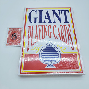 <b>Stage</b> giant playing cards, playing cards, A4 cards, Kingmagic <b>stage</b> magic <b>props</b>, festival interactive talent shows - Product Image 1