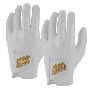 Gant de golf léger haut de gamme pour homme, en cuir Cabretta doux et confortable, avec grip WeatherSof, blanc nacré, fermeture auto-agrippante, gauche/droite - Product Image 3