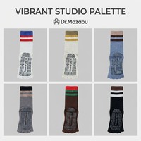 Luxuriöse Baumwoll-Zehensocken mit Fünf Zehen Rutschfeste Yoga-Pilates-Socken für Frauen Professionelles Studio Barre Fitness Workout Set