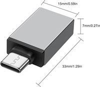 Großhandel USB-Datenblocker USB-A auf USB-C Ladeadapter Anti-Juice-Jacking Sicheres Laden für Android iPhone Laptop