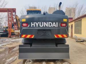 Excavatrice sur pneus Hyundai HW155W d'occasion, 15 tonnes, à vendre, équipement de construction, pelle mécanique, inspection vidéo, faible nombre d'heures de fonctionnement - Product Image 3