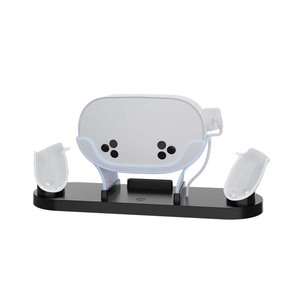 MetaQst3s аксессуары для игр <span class=keywords><strong>VR</strong></span> MetaQst 3 <span class=keywords><strong>VR</strong></span> зарядная станция для Ocus Qst3 с подсветкой RGB - Product Image 2