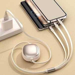 Biểu Tượng Tùy Chỉnh 3-Trong-1 6A Nhanh Chóng Sạc 1.2M Thu Nhỏ C-Loại <span class=keywords><strong>USB</strong></span> Cáp Dữ Liệu Có Thể Thu Vào 3-Trong-1 Cho Điện Thoại Di Động - Product Image 5