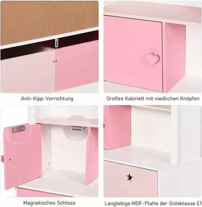 80x34x130cm ababy OOD rganizer ooookcase iisplay and tand Oy torage abinet hest rarawer IDS ooookestante <span class=keywords><strong>con</strong></span> tacones - Product Image 6