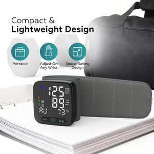 Moniteur de pression artérielle intelligent portable, style montre, rechargeable par USB, dispositif de surveillance de la santé numérique au poignet - Product Image 3