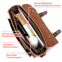 Sac à main pour homme HUMERPAUL en cuir souple, sacoche pour ordinateur portable, grande capacité, sac de voyage, sac bandoulière pour le travail
