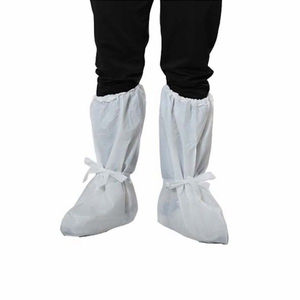 Cubrezapatos Quirúrgicos Desechables Automáticos <span class=keywords><strong>de</strong></span> <span class=keywords><strong>SMS</strong></span> con Lazos, Cubrezapatos Médicos No Tejidos - Product Image 3