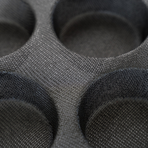Plaques <span class=keywords><strong>de</strong></span> cuisson antiadhésives ovales en Silicone, 8 grilles, moules à hamburgers perforés, plateau à muffins - Product Image 3