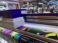 Acetek Imprimante hybride Uv à courroie en latex grand format 3.2m DTF et plat pour machine d'impression en cuir PU