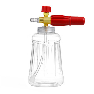 Pulvérisateur de mousse manuel Sulai Machinery 1000 ml, pistolet à eau haute pression en alliage d'aluminium rouge pour le lavage de voitures - Product Image 2