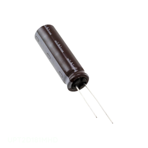 ตัวเก็บประจุแบบ Through Hole ยี่ห้อ Manufacturer Channel รุ่น CAP ALUM 180UF 20% 200V RADIAL 180 uF UPT2D181MHD - Product Image 1