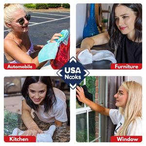 ผ้าไมโครไฟเบอร์สีเทา -12.5"x12.5" - ประสิทธิภาพสูง - ซักได้ 1200 ครั้ง ผ้าไมโครไฟเบอร์ดูดซับน้ำได้ดีเยี่ยม - Product Image 5