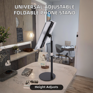 Yaika Universal Waterproof Portable Adjustable Aluminum Alloy Phone Bracket Lift Handfree Stand Foldable Desktop Holder - Product Image 2
