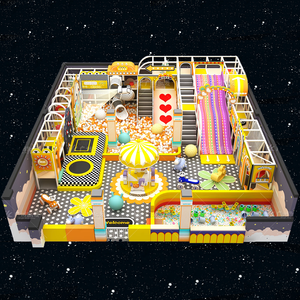 <span class=keywords><strong>Centre</strong></span> de jeux intérieur commercial de style Hip-Hop haut de gamme, intégrant des équipements multifonctionnels de jeux souples, des trampolines et un carrousel - Product Image 1