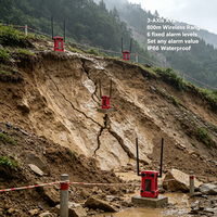 Moniteur de fissures de talus de terre et de tremblements de terre, capteur d'inclinaison 3 axes XYZ, accéléromètre, IP66, fixation magnétique, alerte de glissement de terrain
