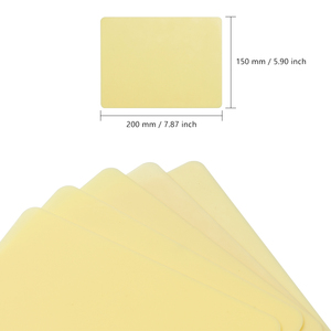 แผ่นหนังซิลิโคนฝึกสักลายสองด้าน ขนาด 20x15x0.12 ซม. กันน้ำ สำหรับฝึกสัก - Product Image 3