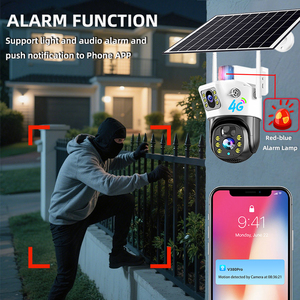 JOAREON V380 Pro New Solar <strong>Battery</strong> <strong>Powered</strong> Security PTZ <strong>CCTV</strong> Camer 6MP Wireless Dome Network Security <strong>CCTV</strong> 4G Solar Camera - Product Image 4