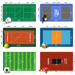 Meilleur choix pour remplacer la base en béton, approuvé par la PPA, PP imperméable, professionnel, multi-usages, intérieur/extérieur, pickleball - Product Image 3