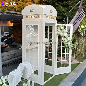 LEDA - Exquisito Fondo Metálico Blanco para Fotografía, Ideal para Decoración de Eventos al Aire Libre y Bodas - Product Image 1
